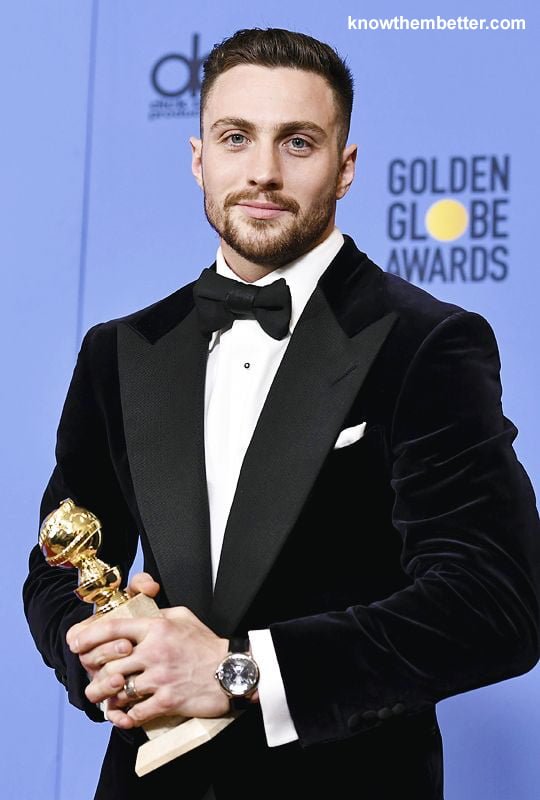 Aaron Taylor-Johnson at Golden Globe Award Function