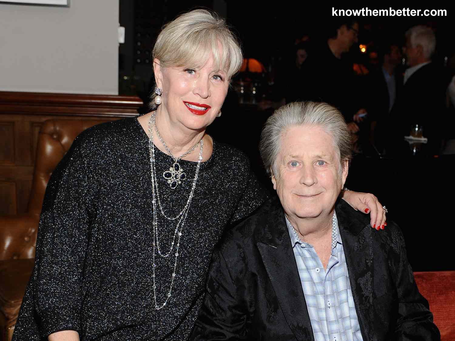 Brian Wilson with his beautiful wife Melinda