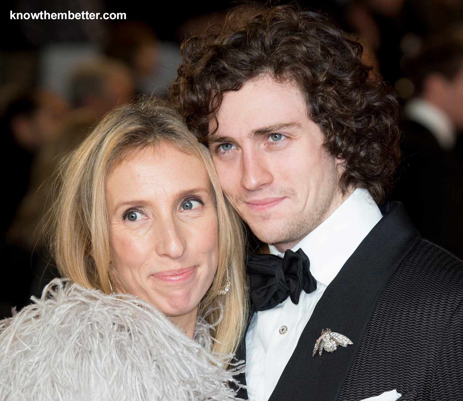 Aaron Taylor-Johnson with his wife Sam Taylor-Johnson