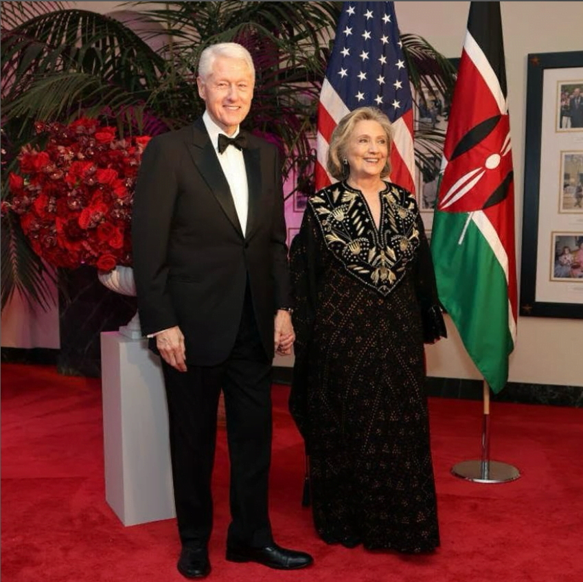 Hillary Clinton with her husband Bill Clinton