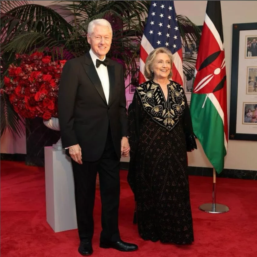 Hillary Clinton with her husband Bill Clinton